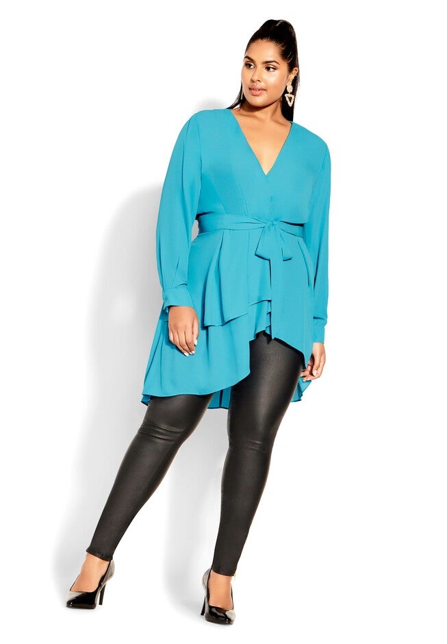 Shibara Top - topaz, BLUE, alternate image number 2