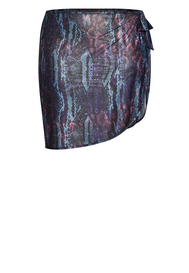 Python Print Sarong, BLACK PYTHON, alternate image number 5