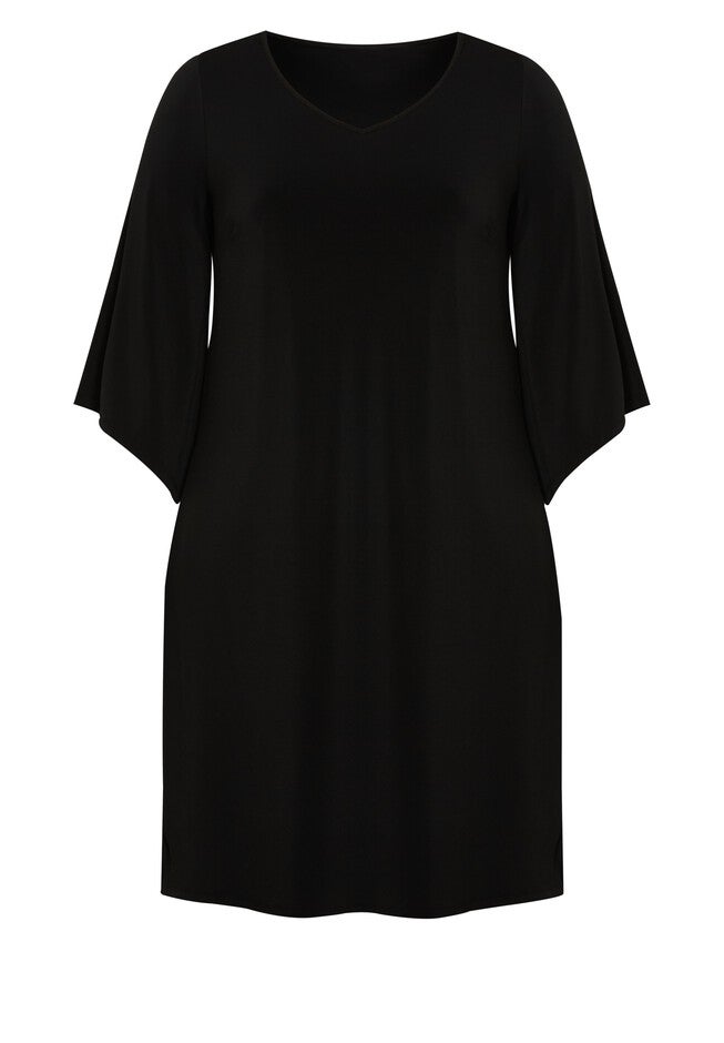 Gianna Dress, BLACK, alternate image number null