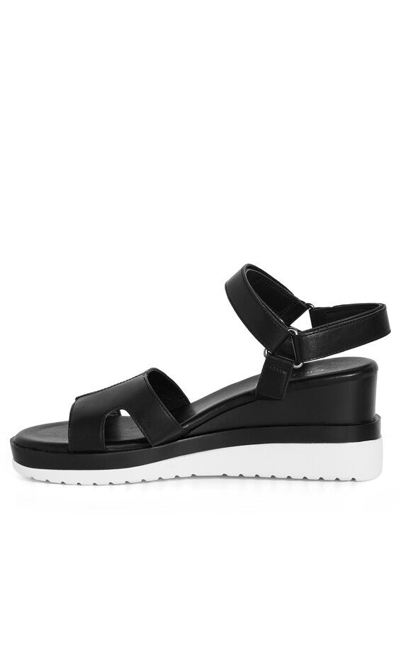 WIDE FIT Viki Platform - black, BLACK, alternate image number null