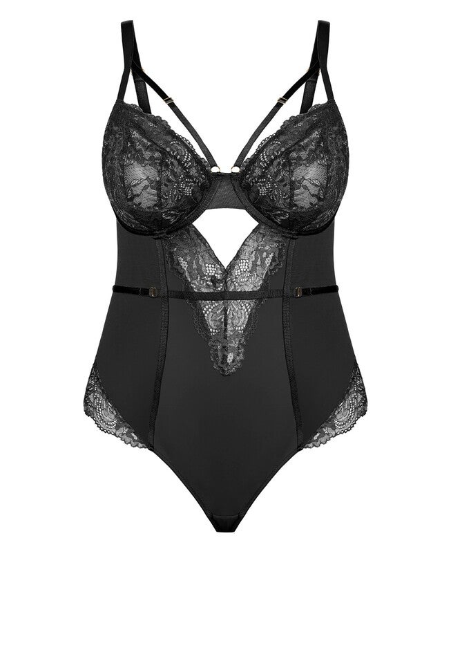 Blythe Underwire Bodysuit - black, BLACK, alternate image number null