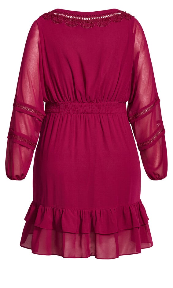 Sweetheart Dress - fuchsia, PINK, alternate image number 4