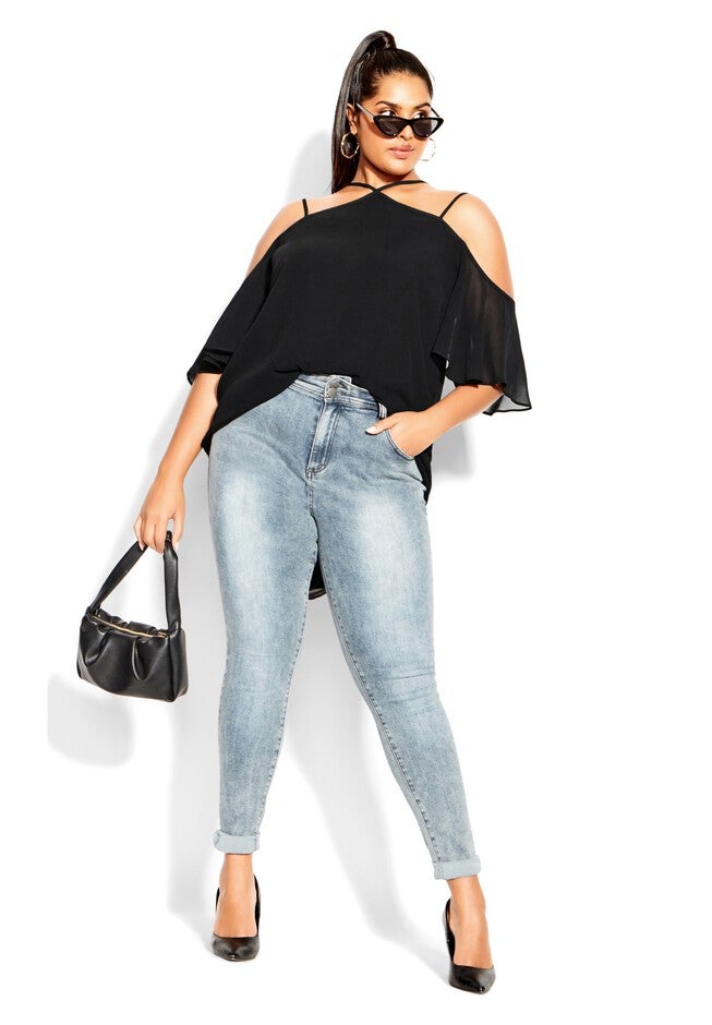 Claudia Top - black, BLACK, on-hover image number null