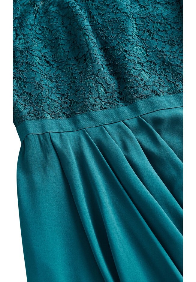 Elegant Dress - teal, GREEN, alternate image number 4