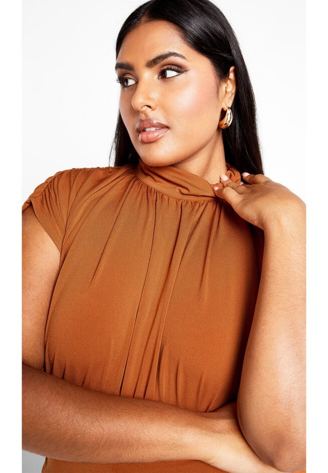 Kay Top - gingerbread, BROWN, alternate image number 4