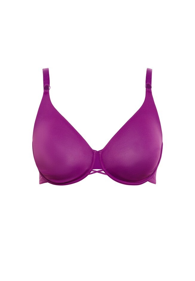 Fashion Smooth Back Bra, SPARKLING GRAPE, alternate image number null