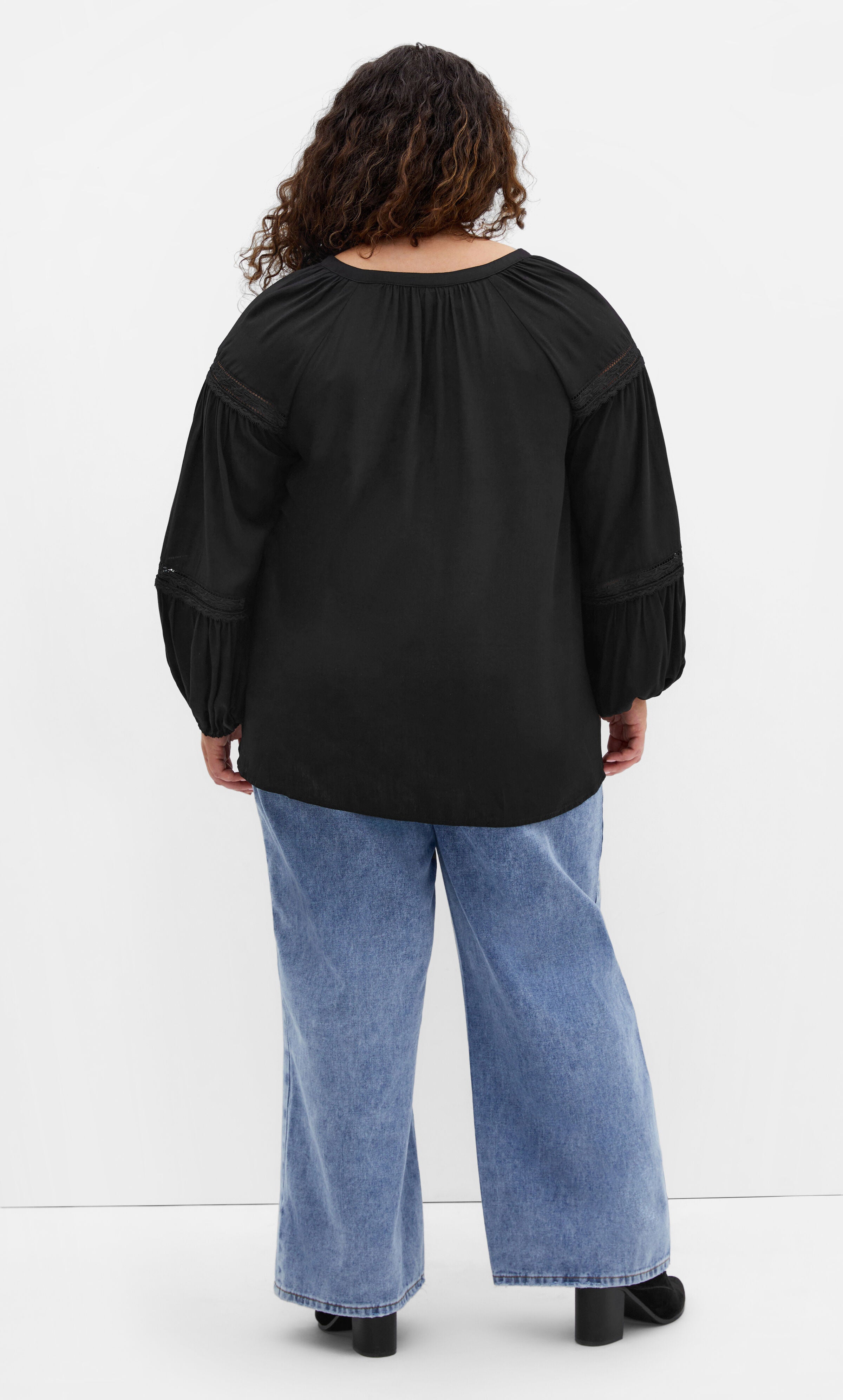 Averi Shirt - black, BLACK, alternate image number 2