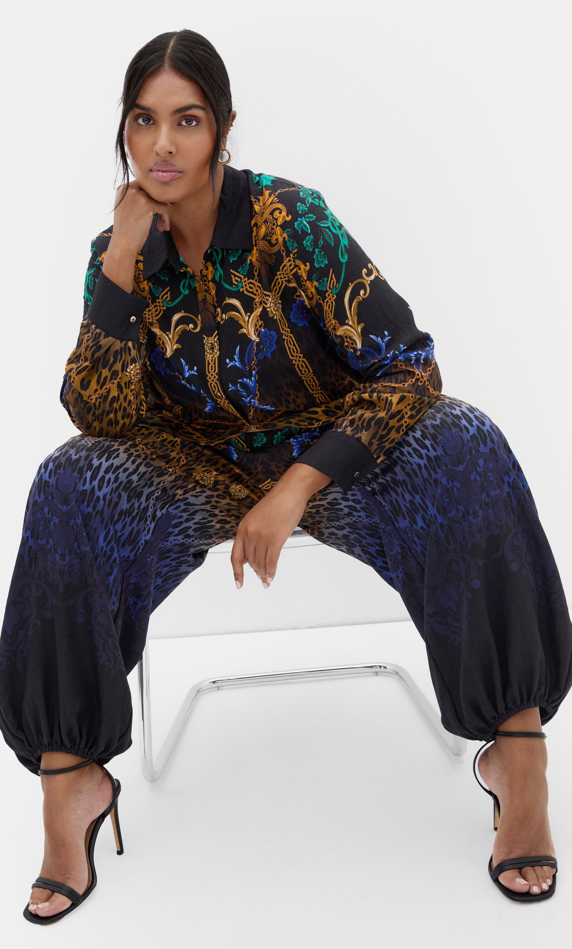 Savannah Decadence Pant - black, GREEN, alternate image number 1