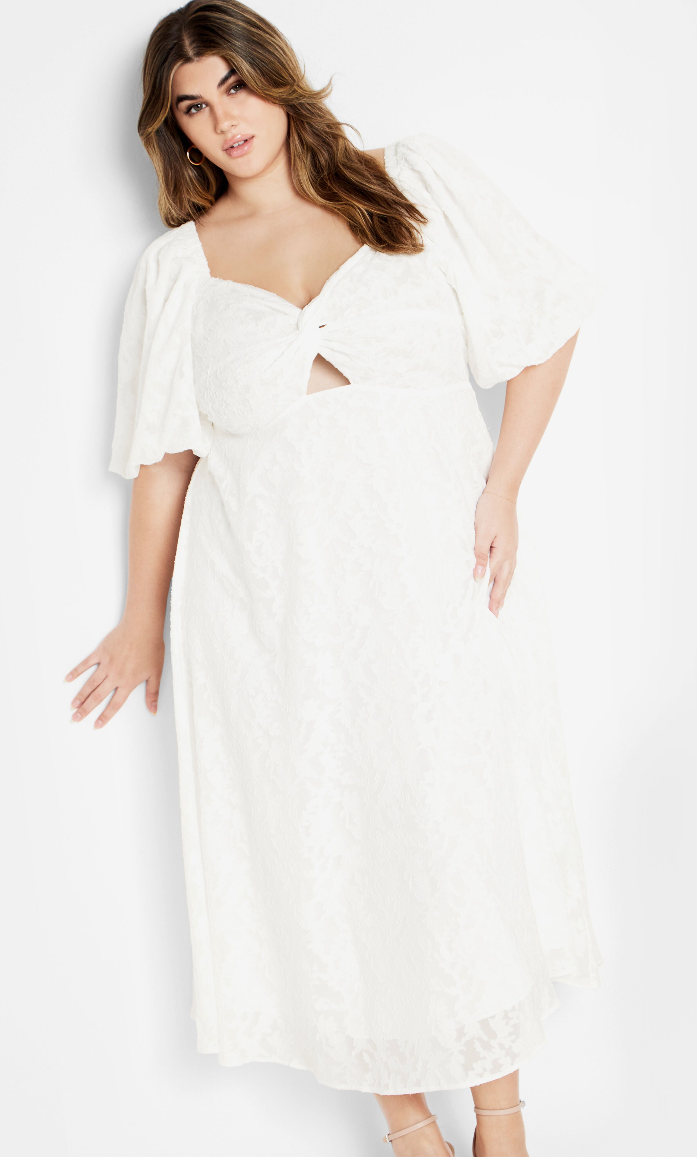 Inez Dress - ivory, WHITE, hi-res image number 0