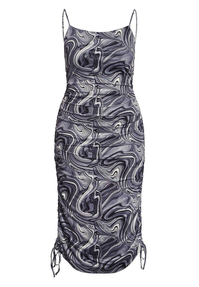 Whirlwind Dress - black, BLACK, alternate image number null