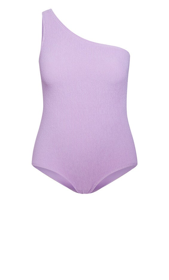 Izzy One Shoulder 1 Piece - violet, PURPLE, alternate image number null