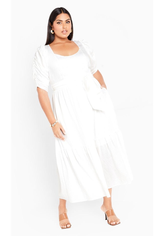 Poppie Maxi Dress - ivory, WHITE, on-hover image number null
