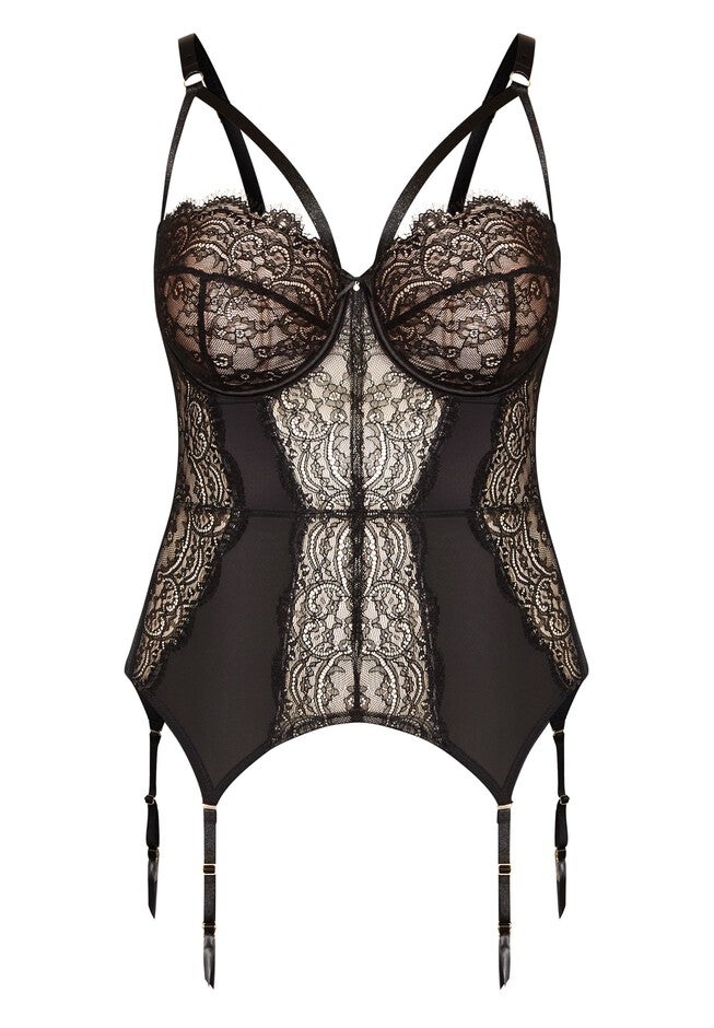 Boudoir Bustier - black, BLACK, alternate image number null