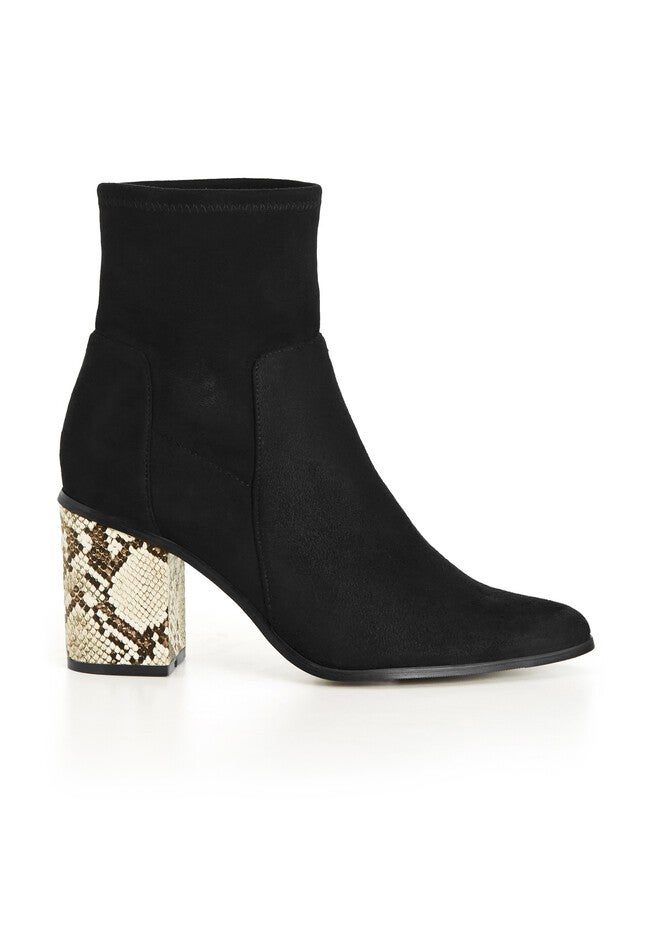 WIDE FIT Kendra Ankle Boot - black, BLACK, on-hover image number null
