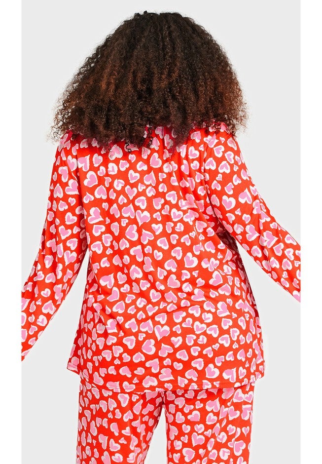 Button Heart Sleep Top, SHADOW HEART, on-hover image number null