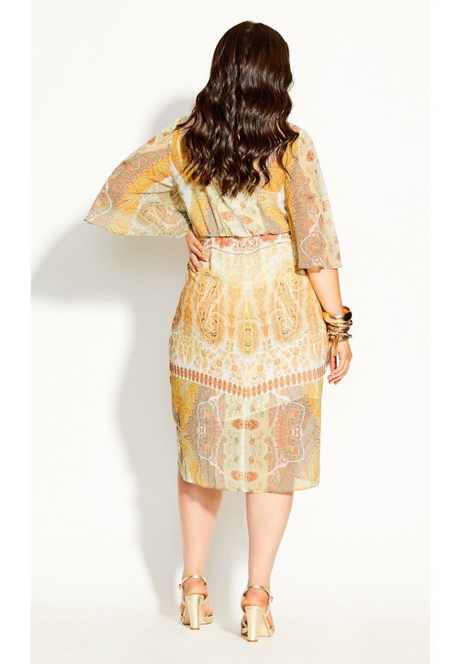 Togo Mirror Dress - lime, WHITE, on-hover image number null