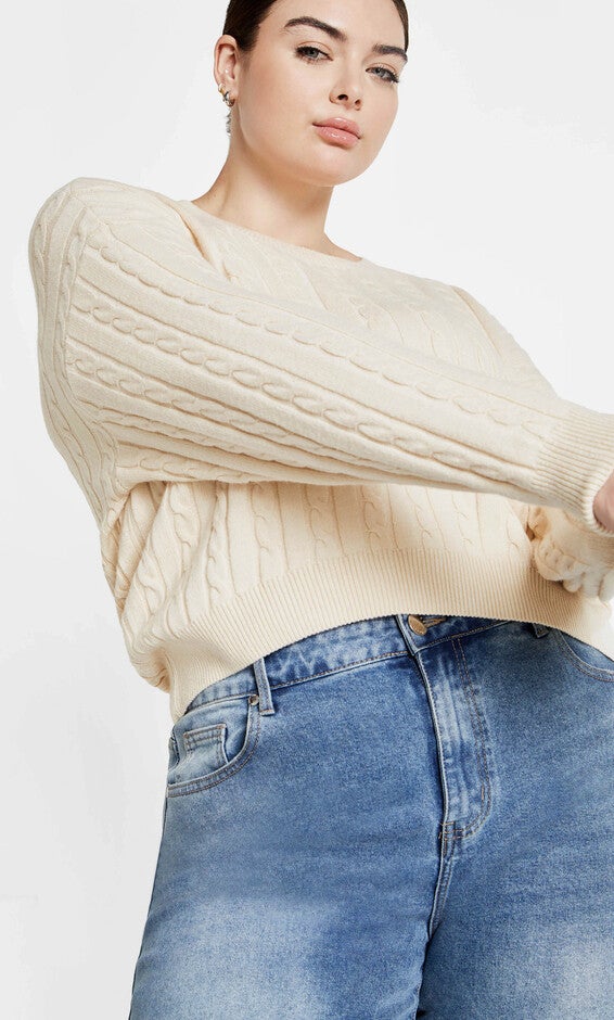 Kenia Sweater - cream, CREAM, hi-res image number 0