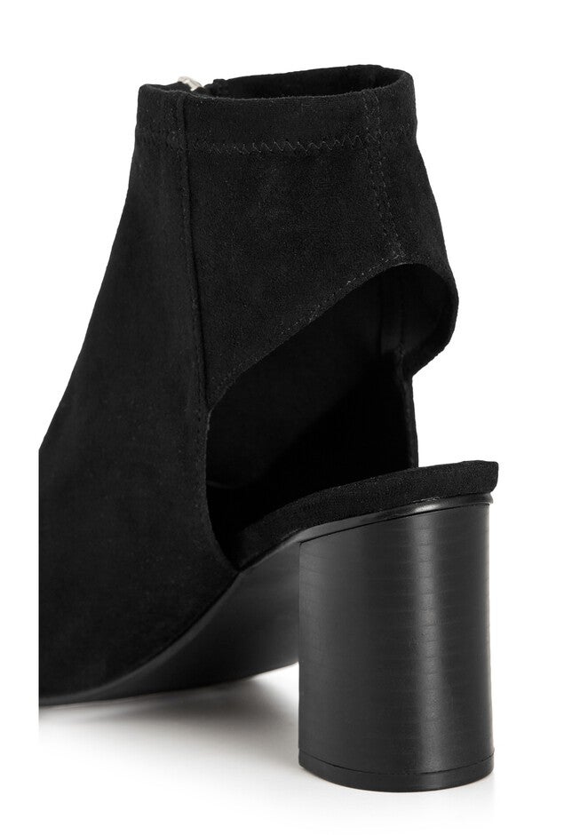 WIDE FIT Zip Zara Heel - black, BLACK, alternate image number null