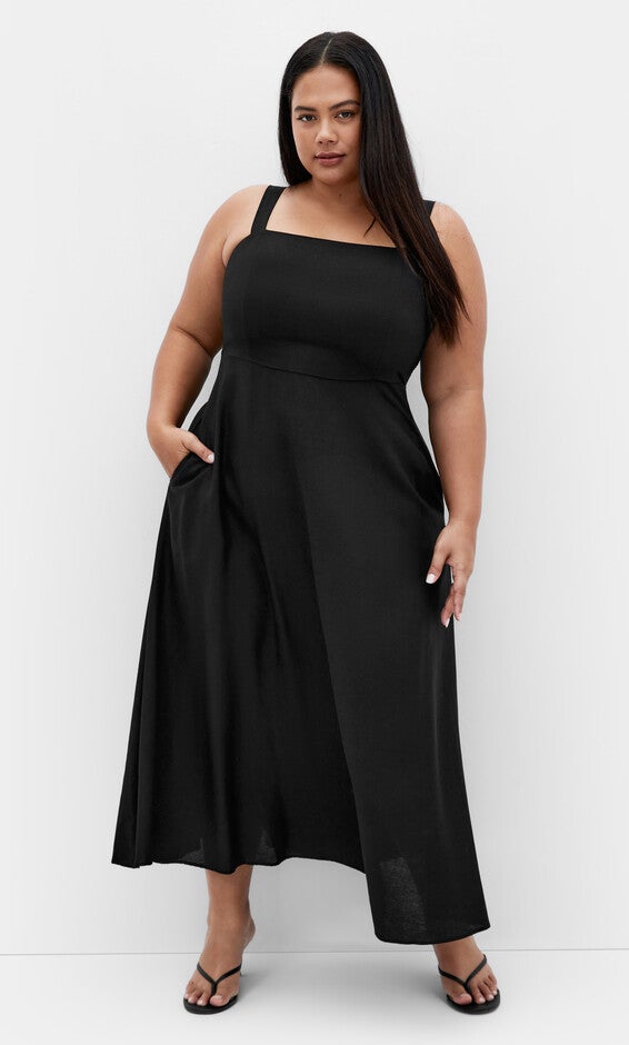 Collins Maxi Dress - black, BLACK, hi-res image number null