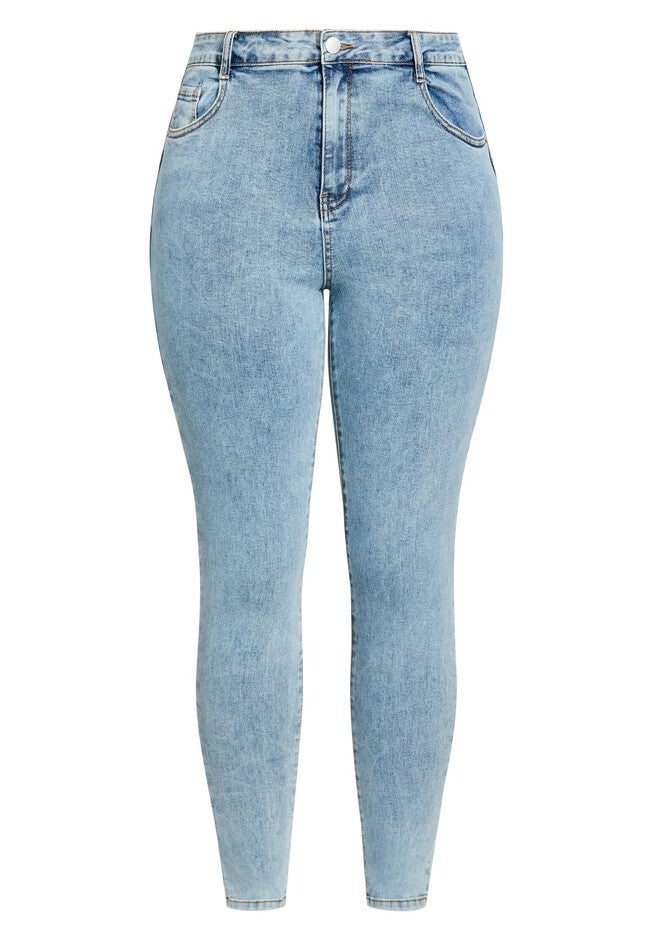 Harley Wild Side Jean - light wash, BLUE, alternate image number 2