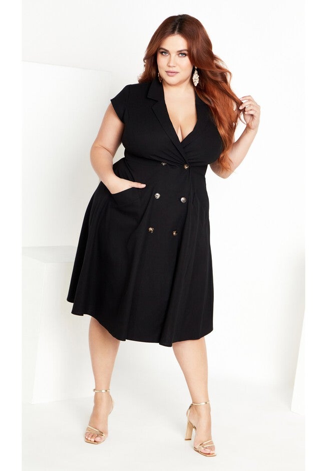 Lafayette Love Dress - black, BLACK, on-hover image number 1