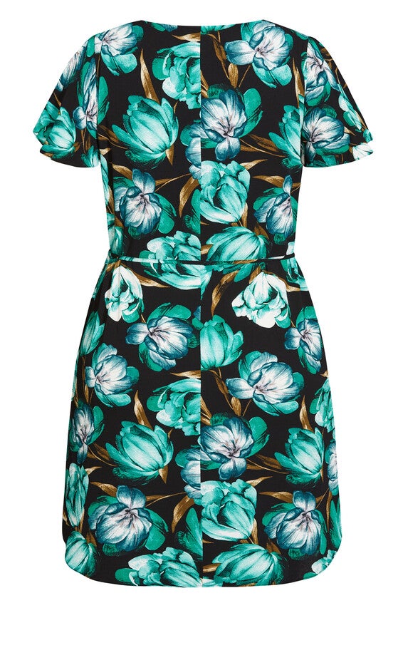 Tulip Dress - black, BLACK, alternate image number null