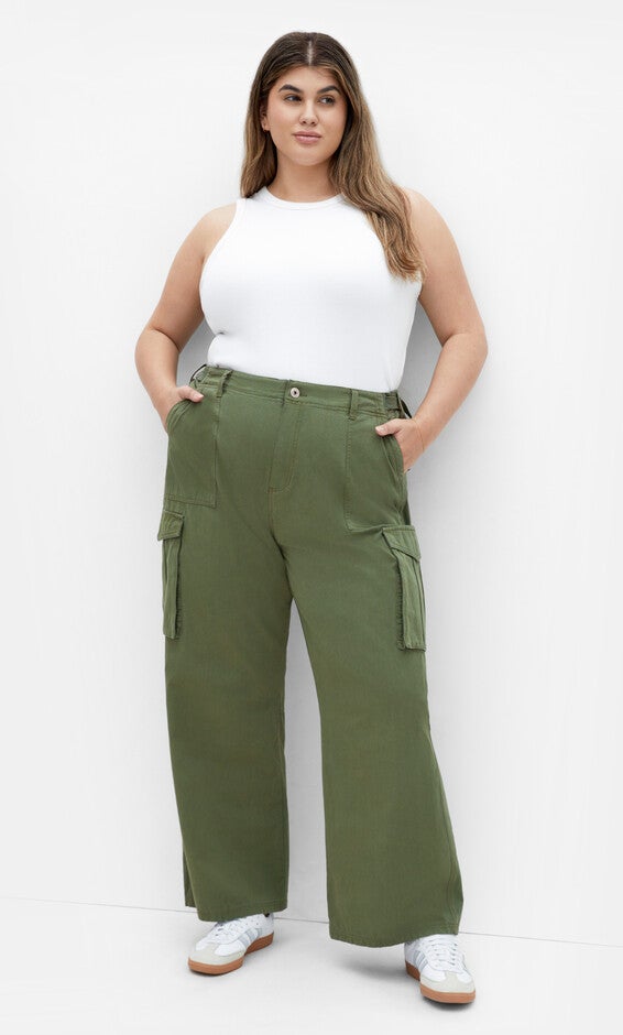 Mia Cargo Pant - olive, GREEN, alternate image number null