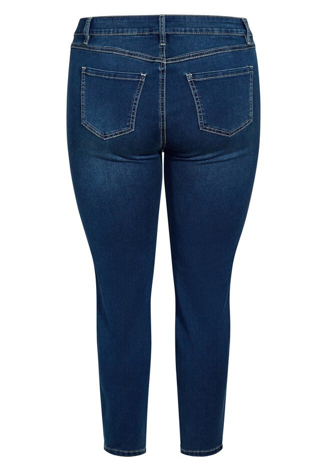 Stretch Skinny Jean, DARK WASH, alternate image number null