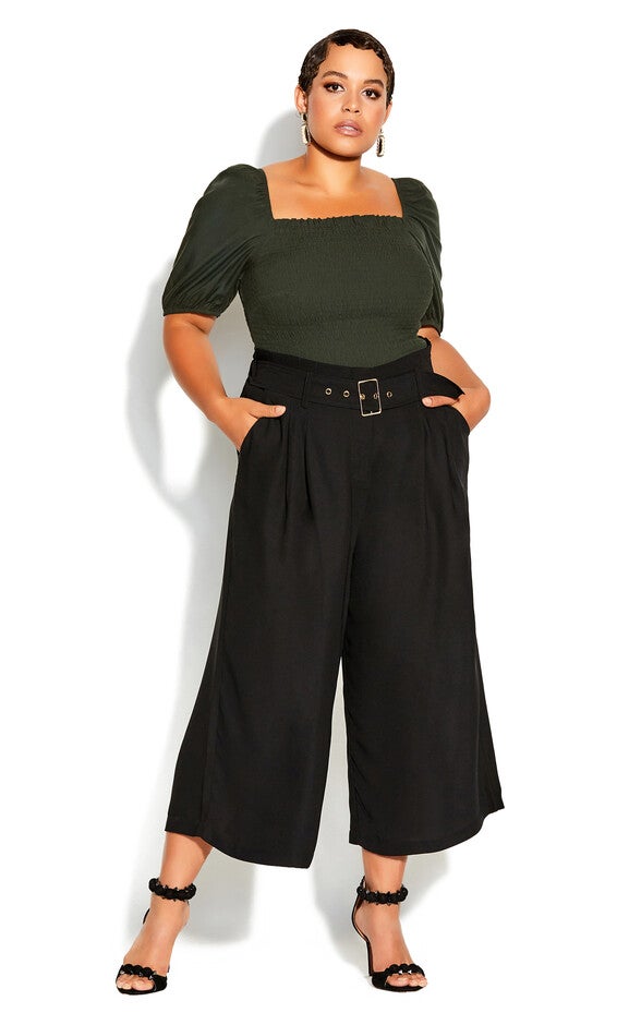 Easy Crop Pant - black, BLACK, hi-res image number null