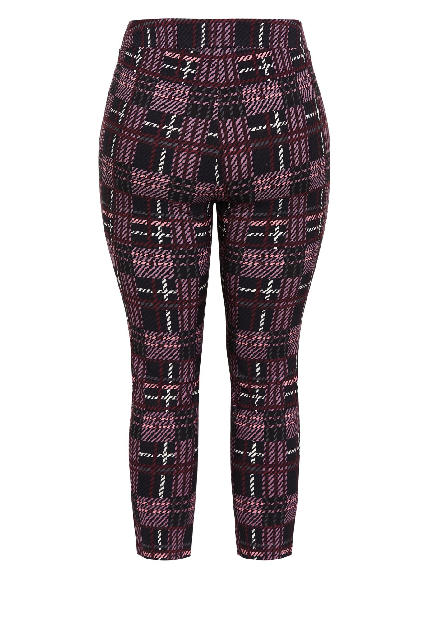 Jemma Check Pant, PLUM, alternate image number 4