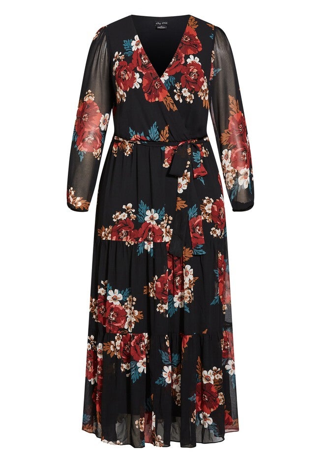 Hazel Maxi Dress - black, BLACK, alternate image number null