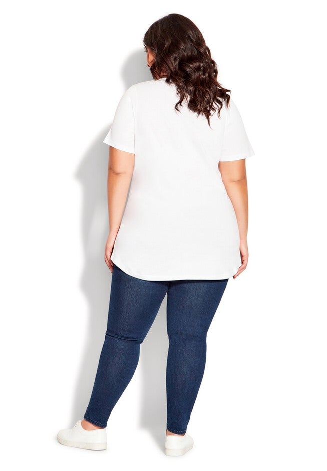 Graphic Print Top, RED WHITE AMERICA, alternate image number null