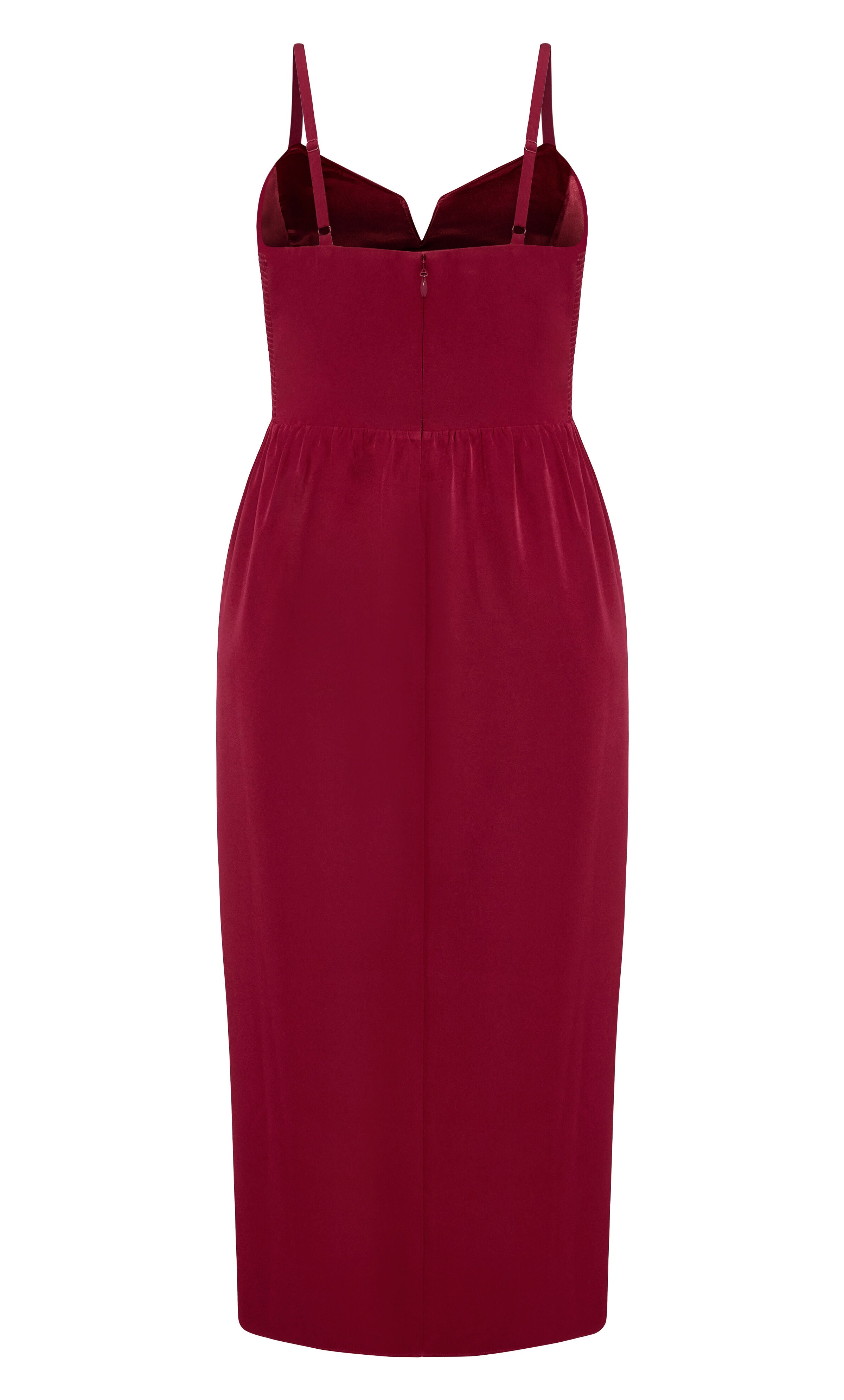 Sassy V Dress - ruby, RED, alternate image number 5