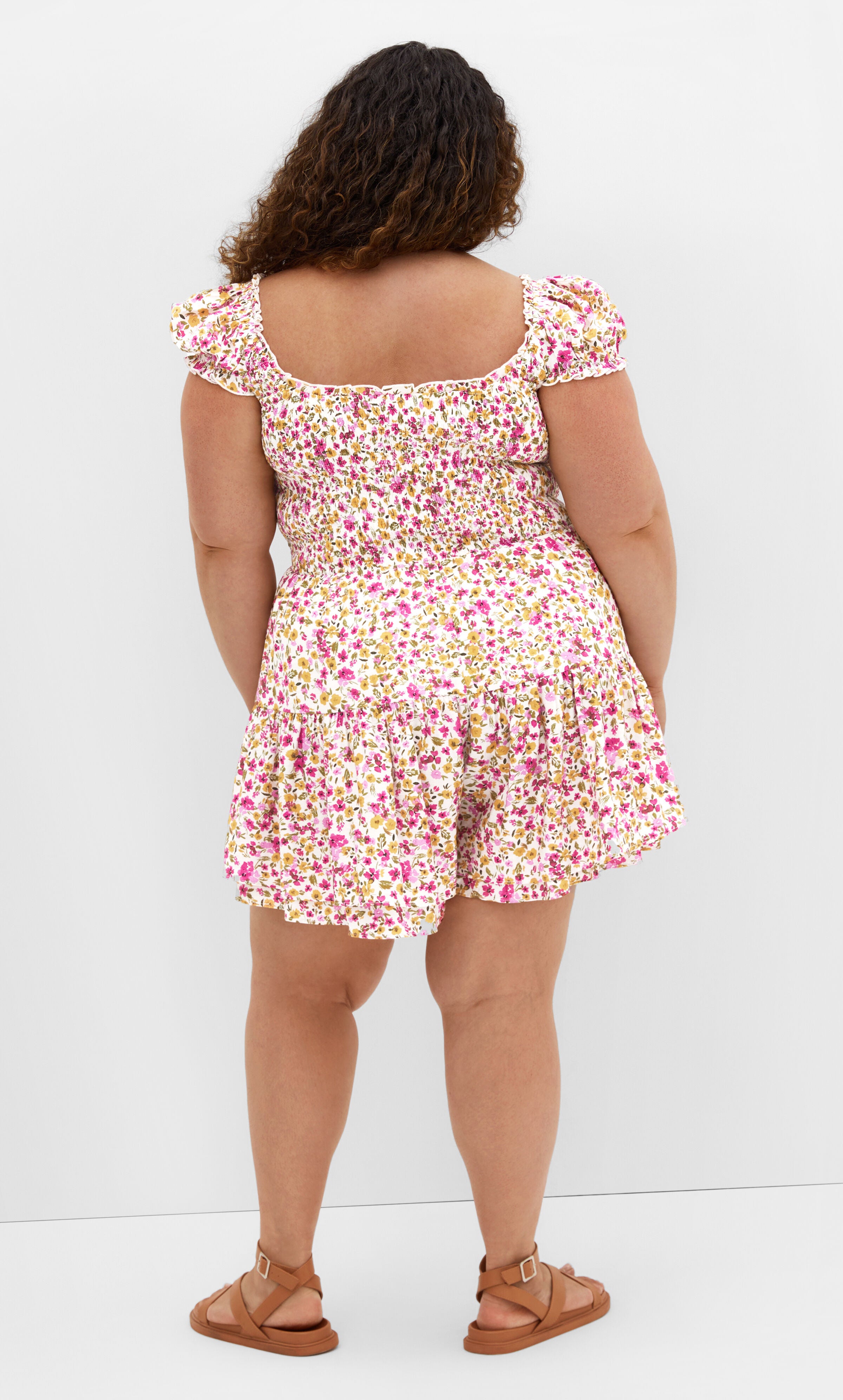 Zuri Print Playsuit - multi, WHITE, alternate image number 2