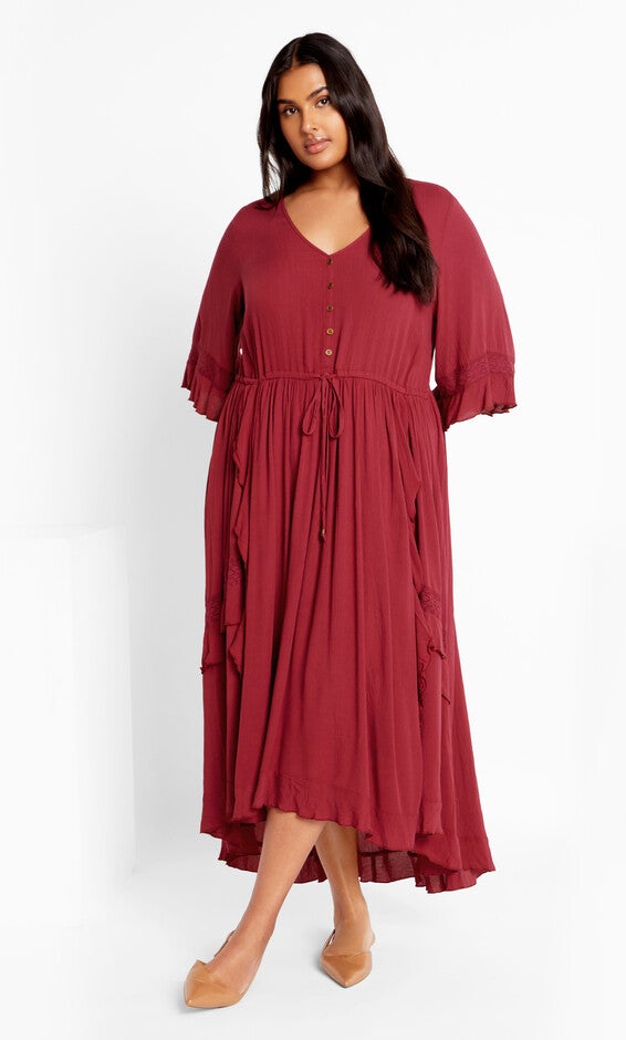 Cadence Dress - shiraz, RED, hi-res image number null
