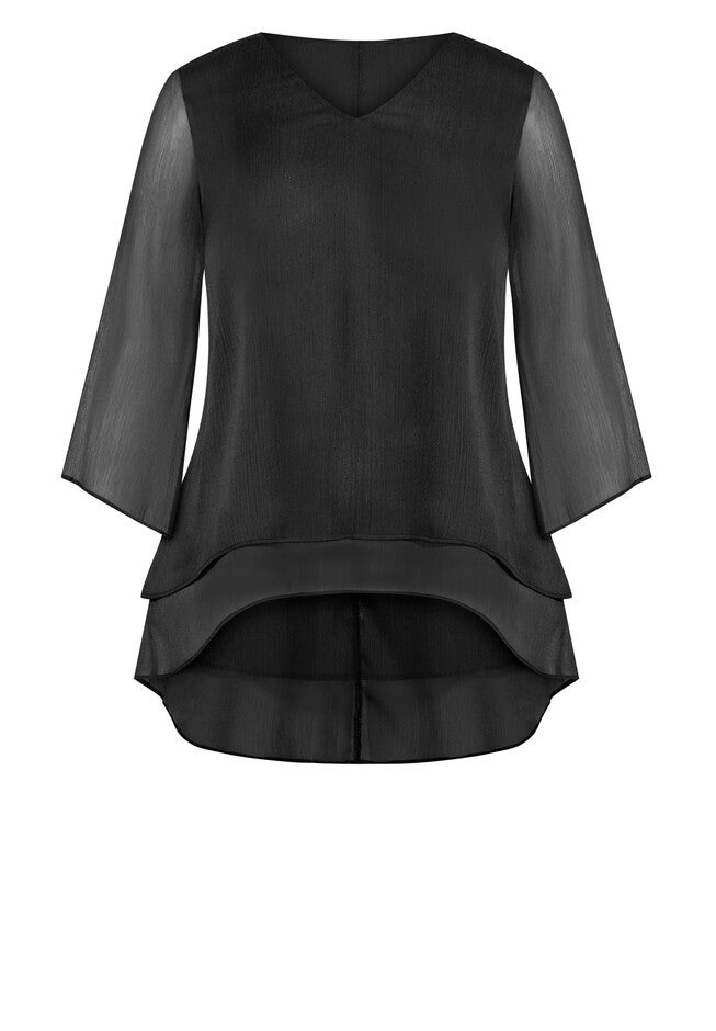Rosie Layer Top, BLACK, alternate image number null