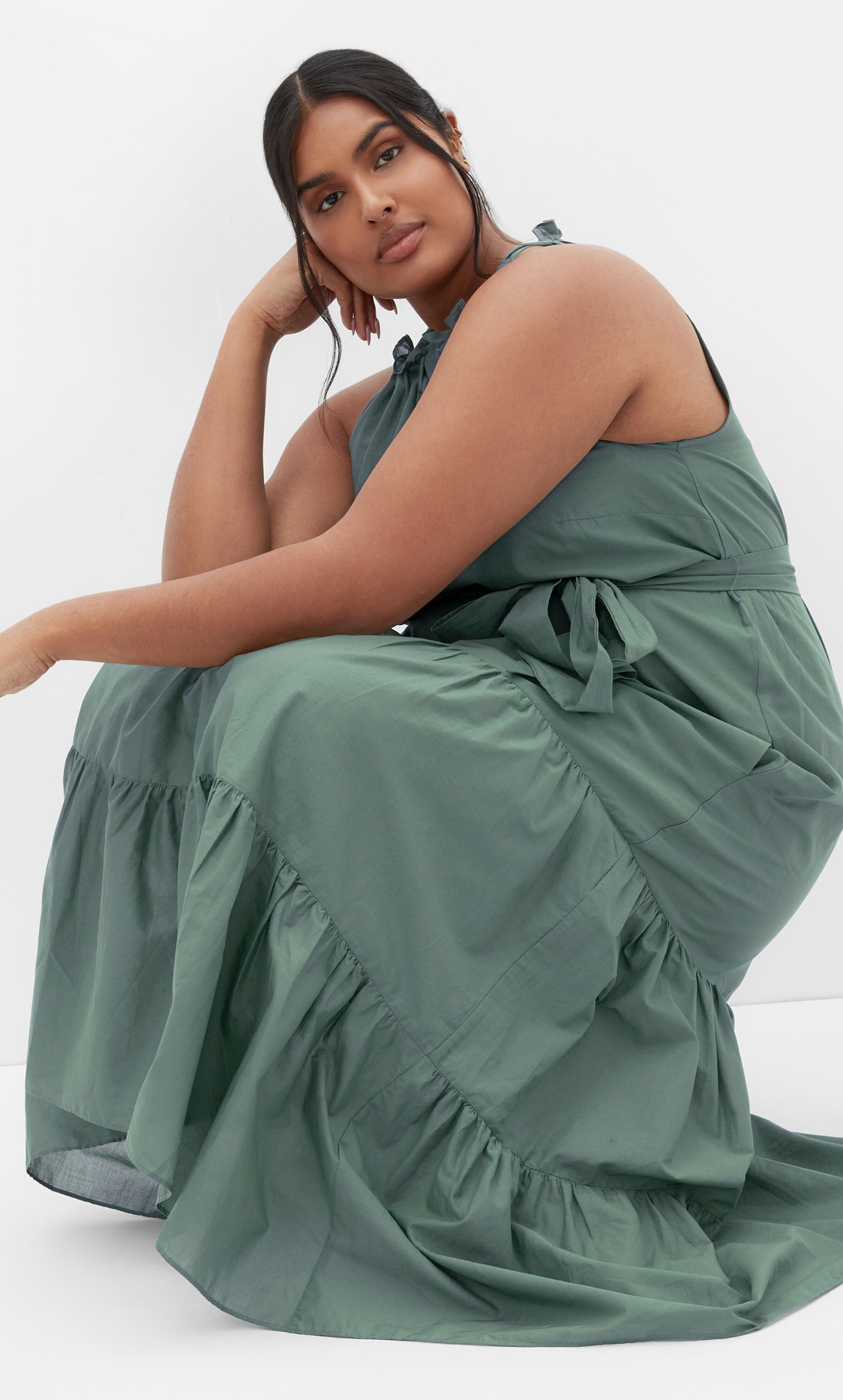 Kiana Maxi Dress - light khaki, GREEN, alternate image number 2