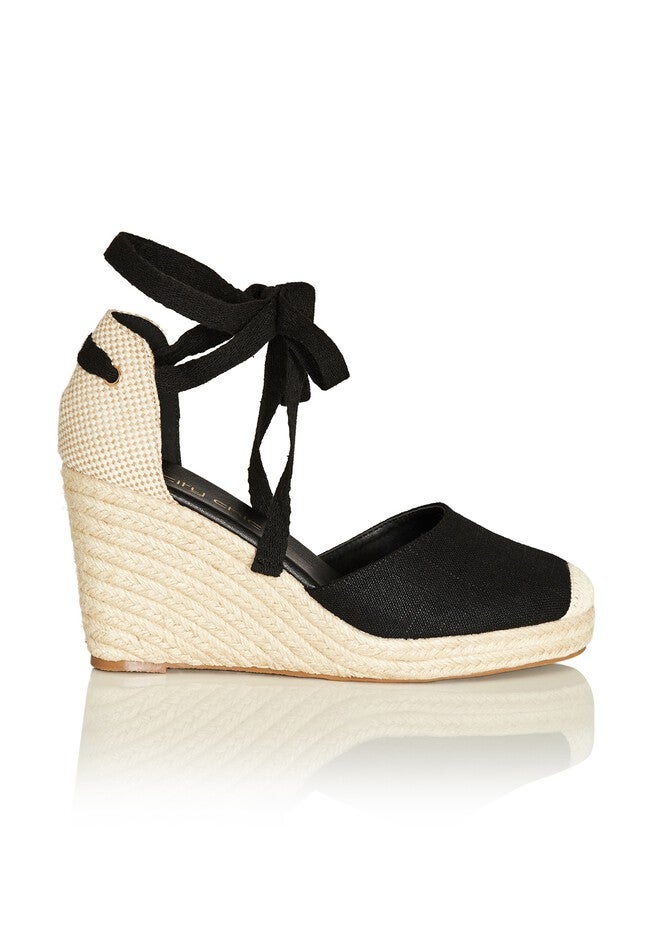 Sage Wedge - black, BLACK, on-hover image number 1