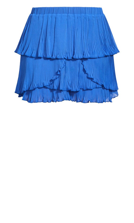 Pleat Away Short - cobalt, BLUE, alternate image number 5