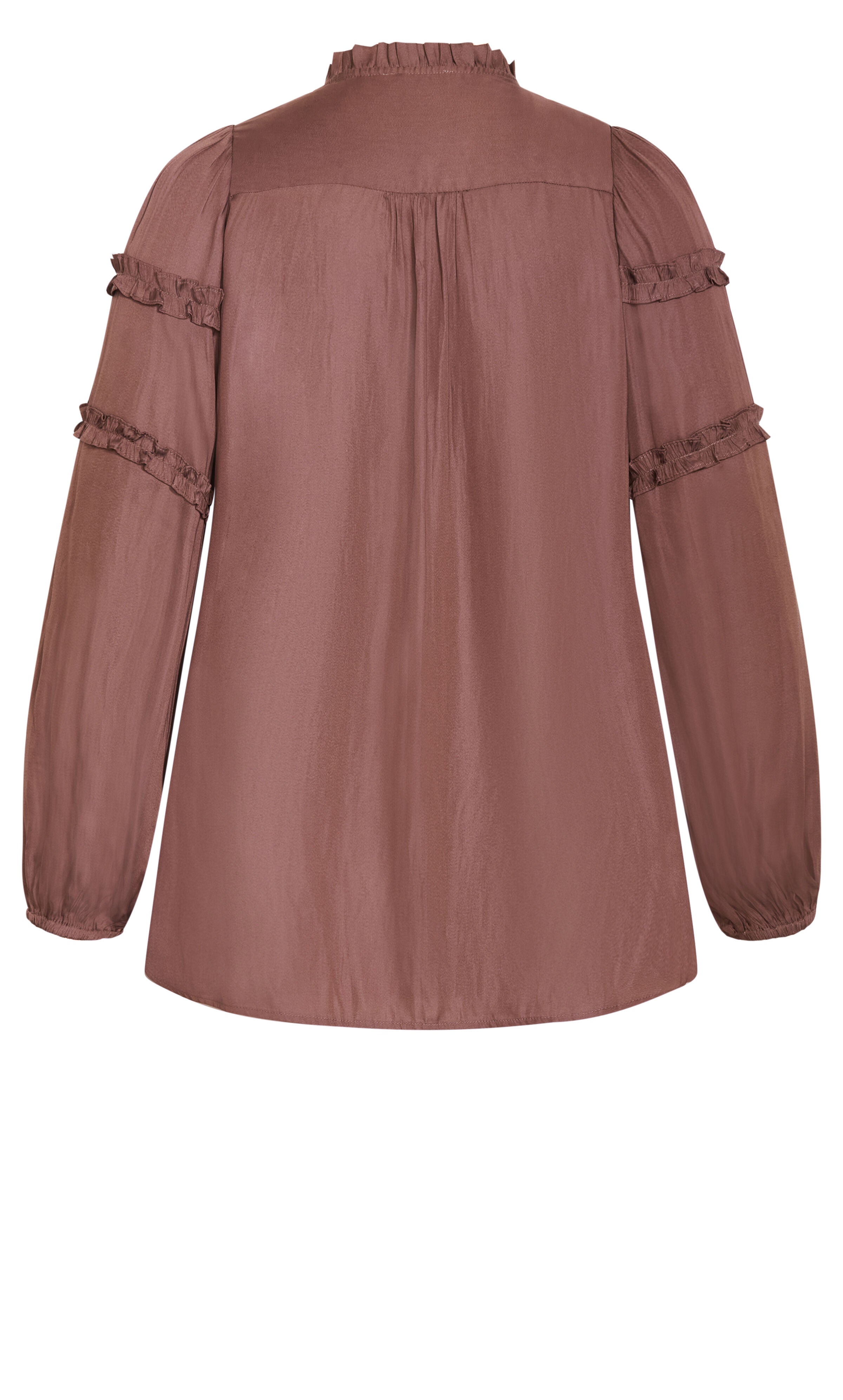 Drama Queen Long Sleeve Shirt, BROWN, alternate image number 6