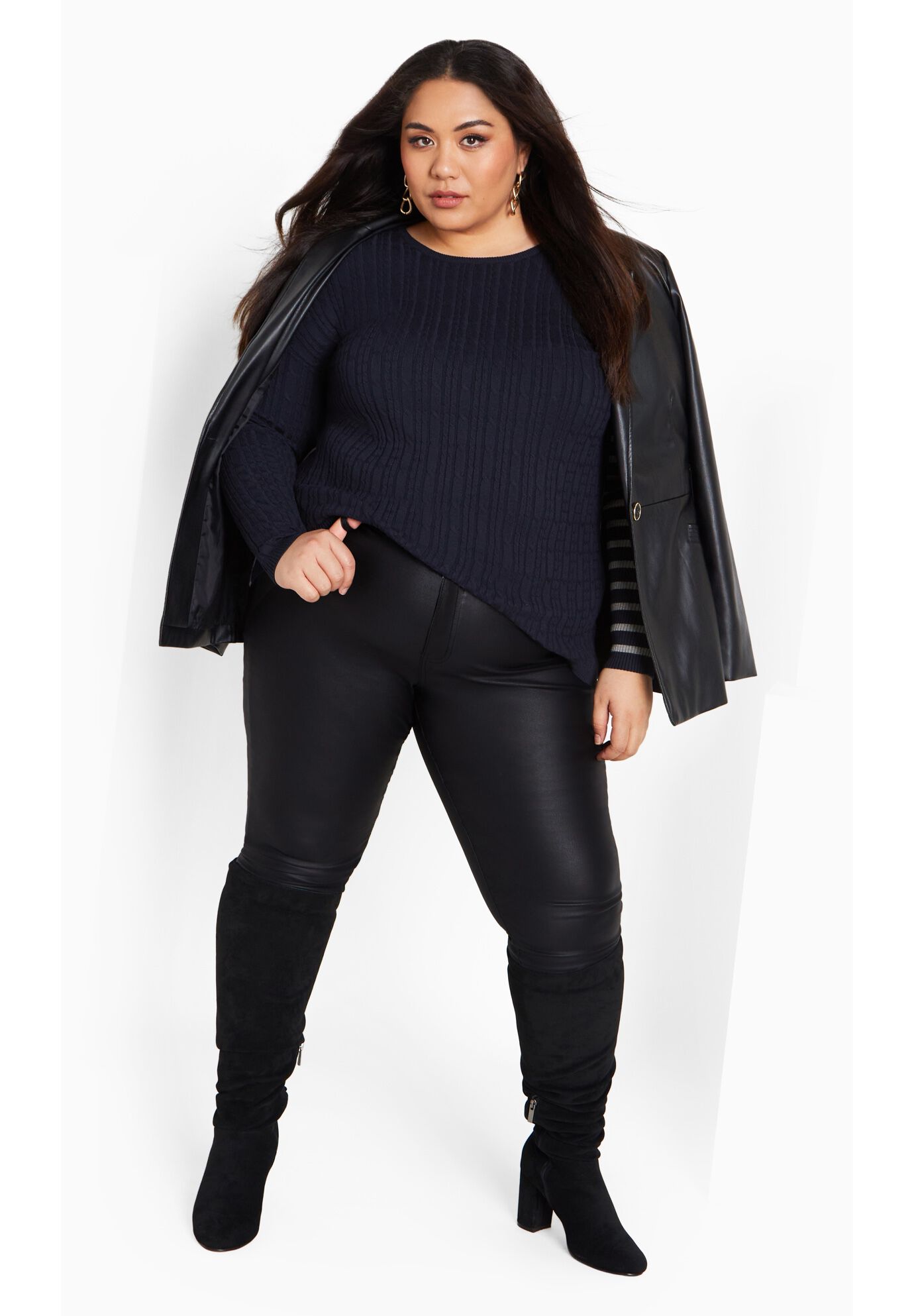 Sandy Sweater, NAVY, alternate image number 4