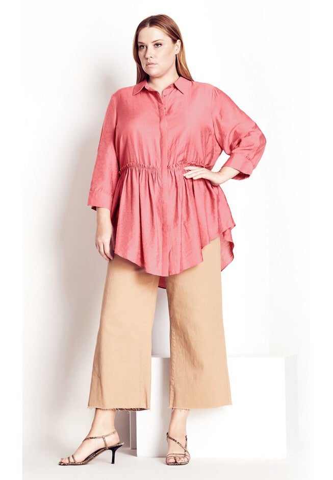 Soft Ruffle Tunic - rosa, PINK, alternate image number null
