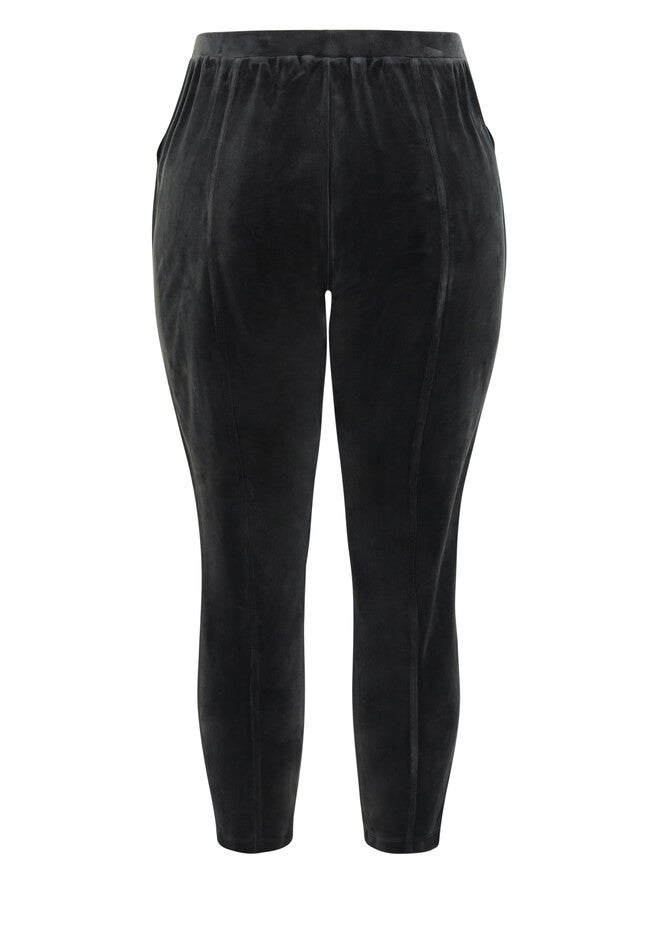 Velour Panel Pant, SLATE, alternate image number null