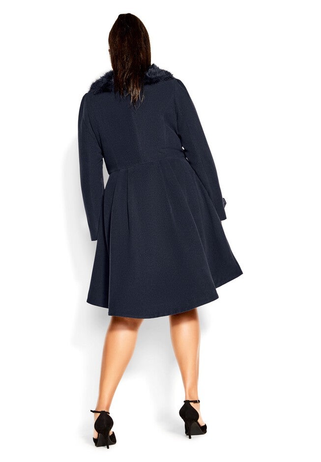 Grandiose Coat - navy, BLUE, alternate image number 2