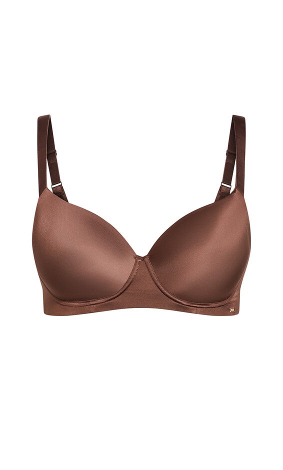Smooth & Chic T-Shirt Bra - espresso, BROWN, alternate image number 3