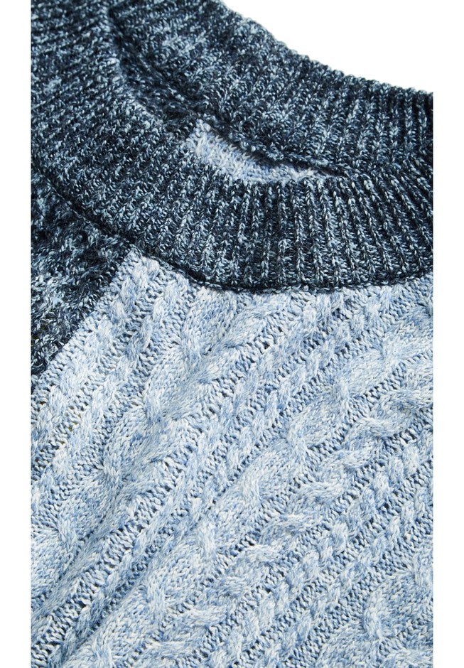 Mia Color Poncho, INDIGO, alternate image number null