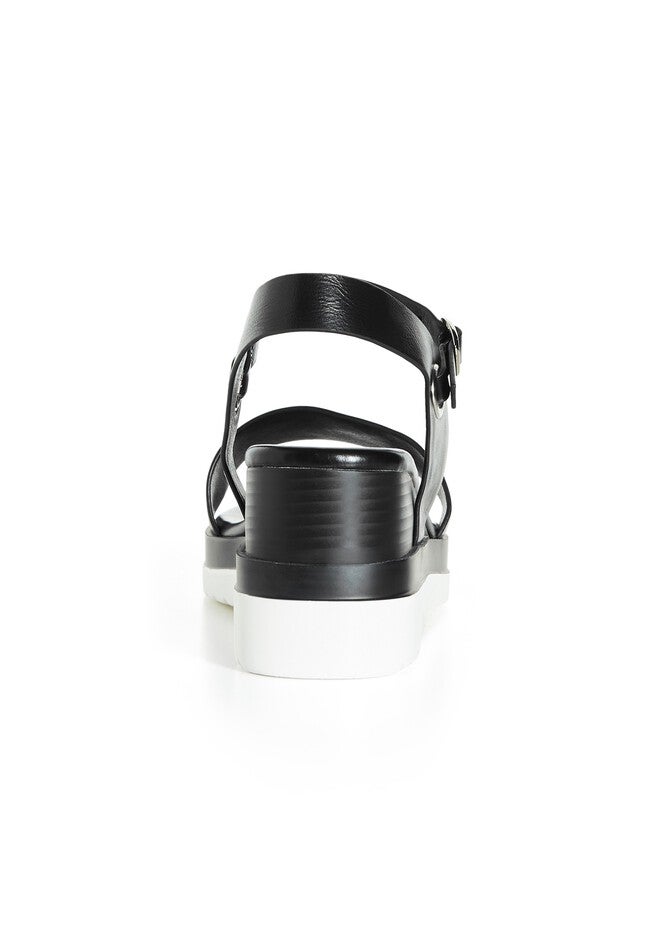 WIDE FIT Wild Side Wedge - black, BLACK, alternate image number null