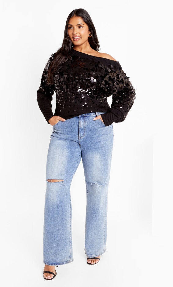 Braylin Sweater - black, BLACK, alternate image number 1