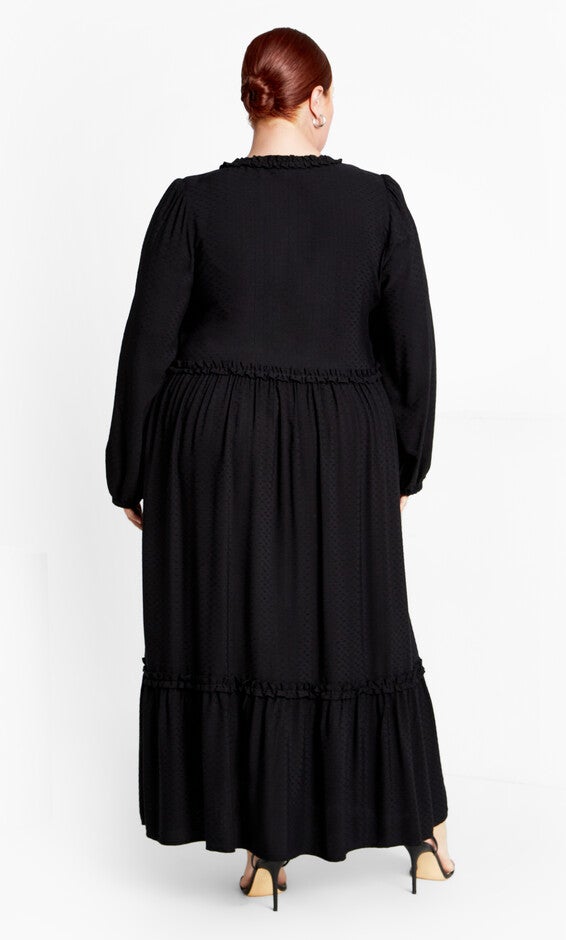Gaia Dress - black, BLACK, alternate image number null