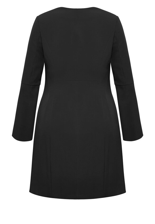Kallie Dress - black, BLACK, alternate image number null